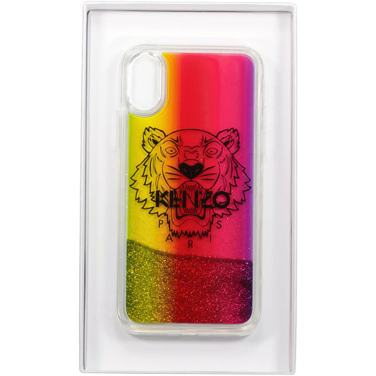iPhone X/XS Case Liquid Glitter Tiger - Casual Basement
